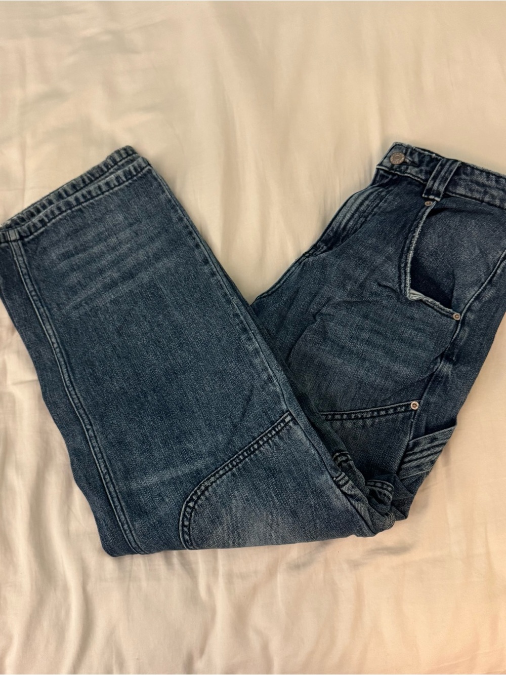 Dark Wash Carpenter Jeans - Blue